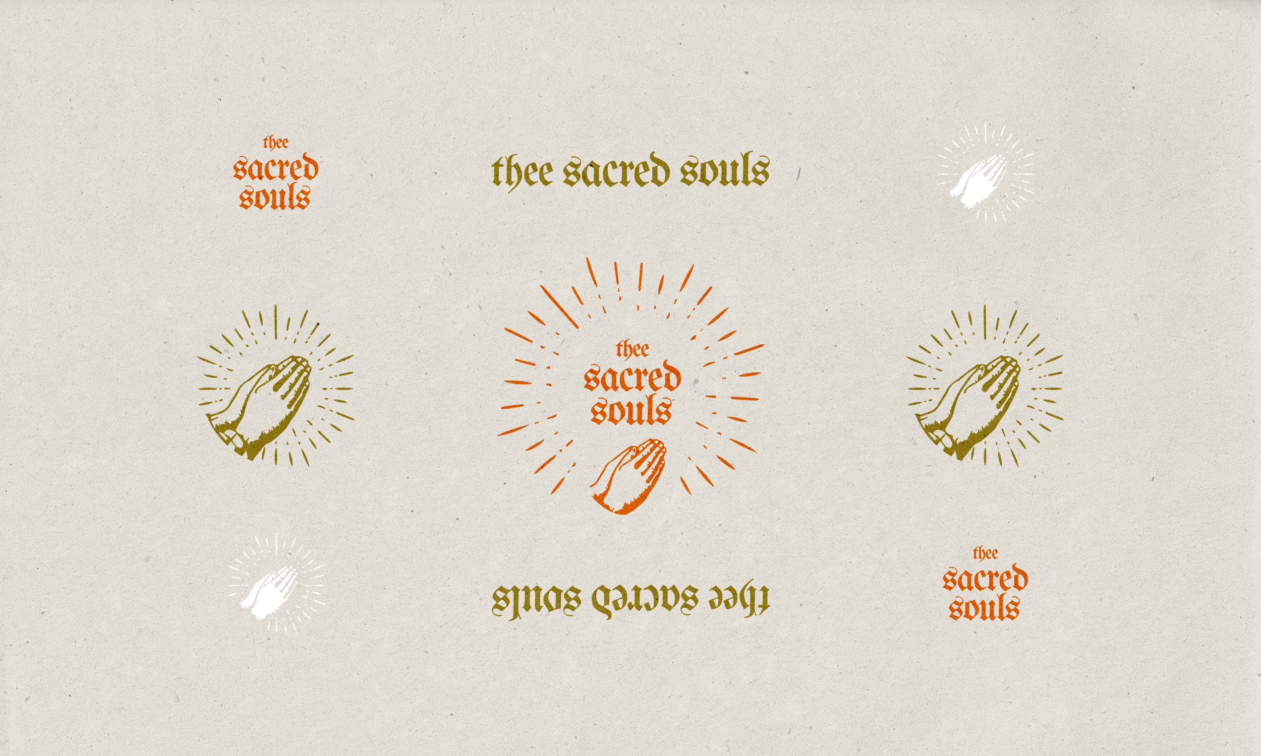 Thee Sacred Souls Logo System